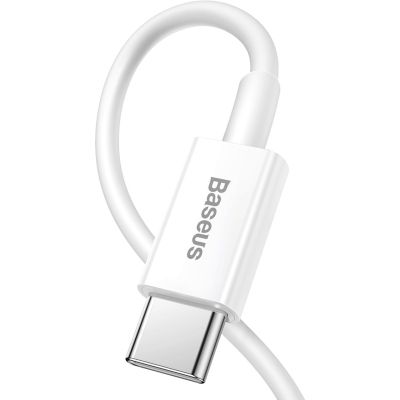 ���� ������ USB-C to Lightning 1.0m 20W Superior Series White Baseus (CATLYS-A02) - �������� 3
