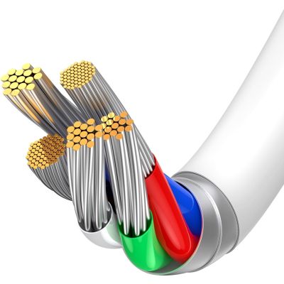 ���� ������ USB-C to Lightning 1.0m 20W Superior Series White Baseus (CATLYS-A02) - �������� 5
