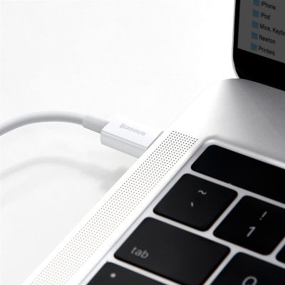 ���� ������ USB-C to Lightning 1.0m 20W Superior Series White Baseus (CATLYS-A02) - �������� 8