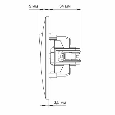 ����������� Videx BINERA 1�� � ���������� ������ ������ (VF-BNSW1L-BG) - �������� 6