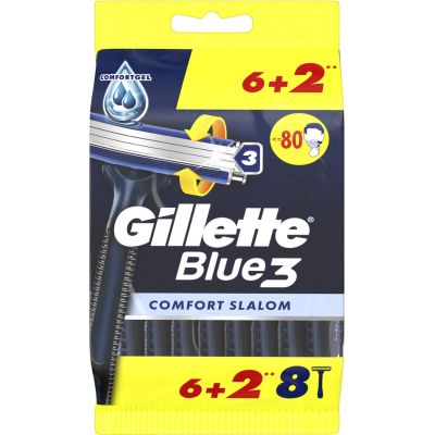 ������ Gillette Blue 3 Comfort Slalom 8 ��. (8006540808764) - �������� 2