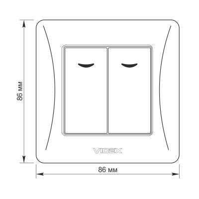 ����������� Videx BINERA 2�� � ����������� ������ ������ (VF-BNSW2L-BG) - �������� 5