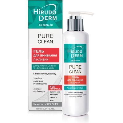 ���� ��� �������� ������ Hirudo Derm Oil Problem Pure Clean 180 �� (4820008318695) - �������� 1