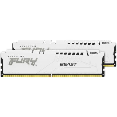     DDR5 32GB (2x16GB) 5200 MHz Beast EXPO White Kingston Fury (ex.HyperX) (KF552C36BWEK2-32) -  2