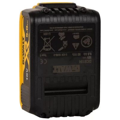 ����������� � ������������������ DeWALT 18 � XR Li-lon 5Ah, 3 ��., 1.94 �� (DCB184P3) - �������� 6