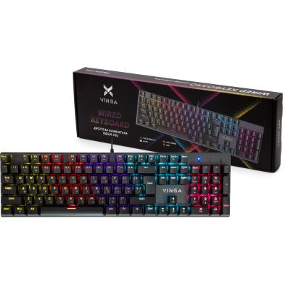 ���������� Vinga KBGM-101 LED Red Switch USB Black (KBGM-101 Black) - �������� 8