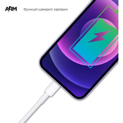 ���� ������ USB-C to USB-C 2.0m ABMLL82 white Armorstandart (ARM63474) - �������� 4