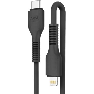 ���� ������ USB-C to Lightning 1.0m AR88 3A Black Armorstandart (ARM65287) - �������� 1