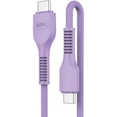 ���� ������ USB-C to USB-C 1.0m AR88 3A purple Armorstandart (ARM65291) - �������� 1