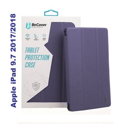 ����� �� �������� BeCover Tri Fold Soft TPU Silicone Apple iPad 9.7 2017/2018 A1822/A1823/A1893/A1954 Purple (706880) - �������� 1