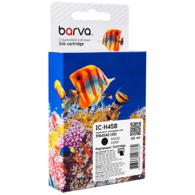 �������� Barva HP 45 black/51645AE, 40 �� (IC-H45B) - �������� 1