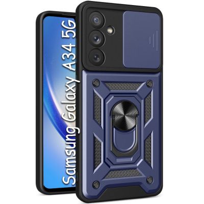 ����� �� ��������� �������� BeCover Military Samsung Galaxy A34 5G SM-A346 Blue (709138) - �������� 1