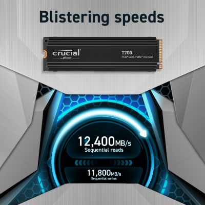 ����������� SSD M.2 2280 4TB T700 Micron (CT4000T700SSD5) - �������� 4