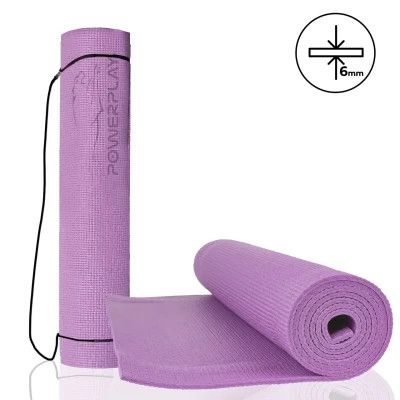 ������ ��� ���� PowerPlay 4010 PVC Yoga Mat 173 x 61 x 0.6 �� ���������� (PP_4010_Lavender_(173*0,6)) - �������� 1