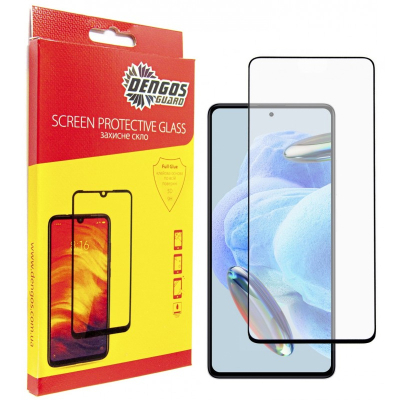 ���� ������� Dengos Full Glue Xiaomi Redmi Note 12 Pro 5G/12 Pro+ 5G (black) (TGFG-294) - �������� 1