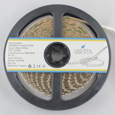 ���������� ������ LED-STIL 2700K 9,6 ��/� 2835 120 ���� IP33 12 ����� 900 lm (DFN2835-120A27-IP33) - �������� 4