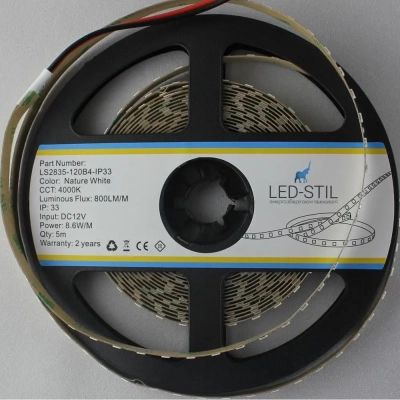 ������������ ����� LED-STIL 4000K 8,6 ��/� 2835 120 ���� IP33 12 ����� 800 lm ���������� ����� (LS2835-120B4-IP33) - �������� 3