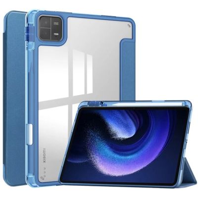 ����� ��� �������� BeCover TPU Edge stylus mount Xiaomi Mi Pad 6 / 6 Pro 11" Blue (709559) - �������� 3