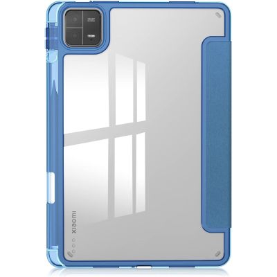����� ��� �������� BeCover TPU Edge stylus mount Xiaomi Mi Pad 6 / 6 Pro 11" Blue (709559) - �������� 4