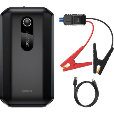    Baseus 10000mAh Super Energy AirCar Jump Starter Black (CGNL020101) -  1