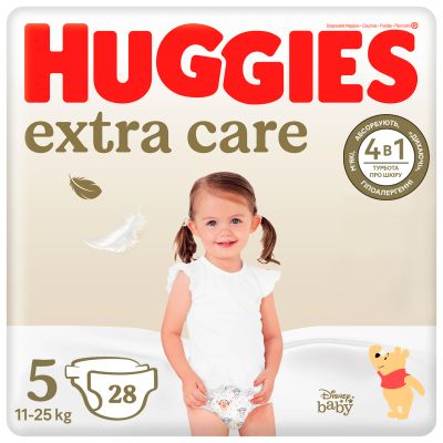 ϳ Huggies Extra Care Size 5 (11-25 ) 28  (5029053583150) -  1