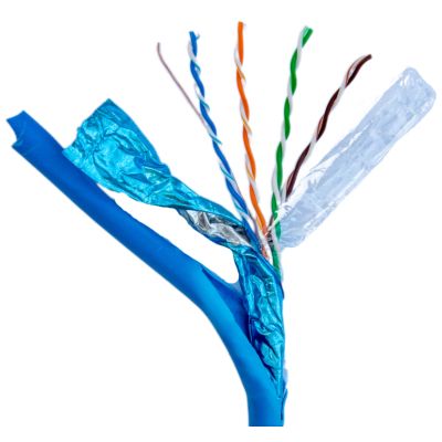 ������ ������� FTP 305�, cat.5e, CU, 4*2*0,51, PVC, indoor, blue GEAR (GEC-FTPCU051305) - �������� 1