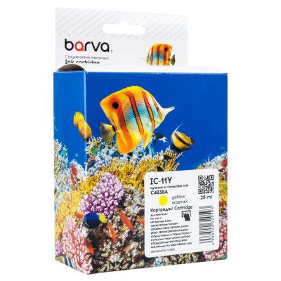 �������� Barva HP 11 (C4838A) 2550 ���, Yellow (IC-11Y) - �������� 1