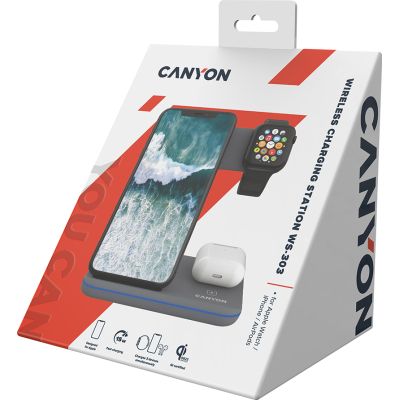 �������� ���������� Canyon WS-303, 3in1 Wireless Dark Grey (CNS-WCS303DG) - �������� 7