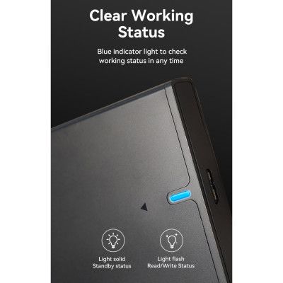 ������ �������� Vention 2.5" HDD/SSD USB 3.0 Micro-B Black (KPAB0) - �������� 10
