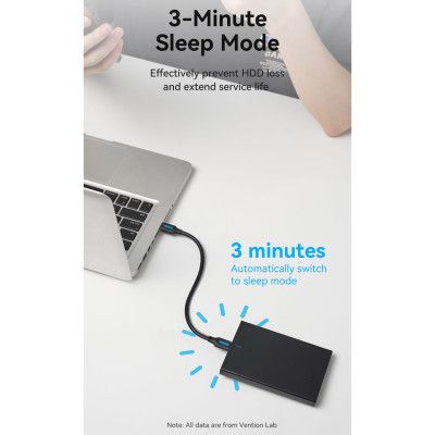 ������ �������� Vention 2.5" HDD/SSD USB 3.0 Micro-B Black (KPAB0) - �������� 4