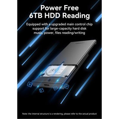 ������ �������� Vention 2.5" HDD/SSD USB 3.0 Micro-B Black (KPAB0) - �������� 5