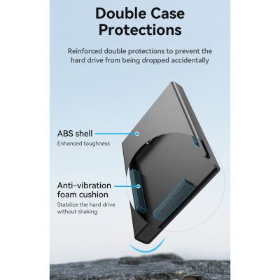������ �������� Vention 2.5" HDD/SSD USB 3.0 Micro-B Black (KPAB0) - �������� 6