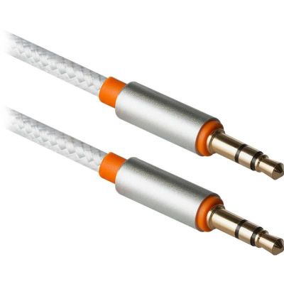 ������ �������������� AUX Audio 3.5mm M/M 1.2m JACK01-03 white Defender (87513) - �������� 1