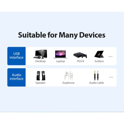 �������� ����� �������� ����� Vention Audio USB 1�3,5mm jack 4pin Metal (OMTP-CTIA) (CDLH0) - �������� 9