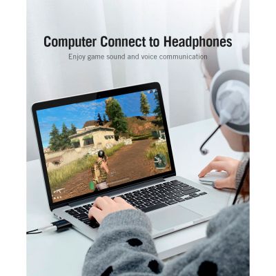 ������� ����� ������� ����� Vention Audio USB 2�3,5mm jack Metal (VAB-S17-B) - �������� 11