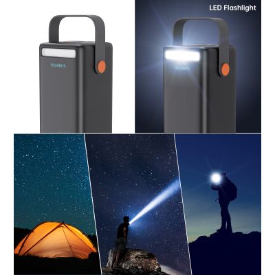 ������� ������������� Choetech 50000mAh, PD/3.0/65W, QC/3.0/18W, USB-C, 3*USB-A, mirco USB, LED Light (B664-CCBE) - �������� 7