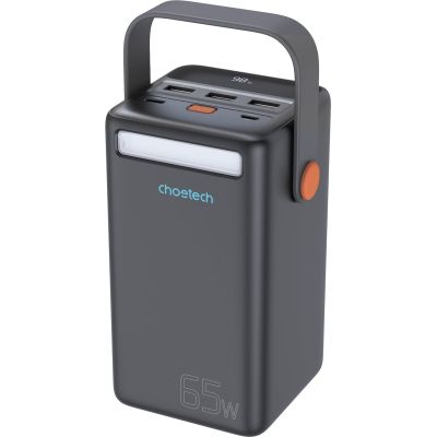 ������� ������������� Choetech 50000mAh, PD/3.0/65W, QC/3.0/18W, USB-C, 3*USB-A, mirco USB, LED Light (B664-CCBE) - �������� 1