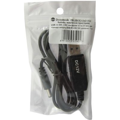 ������ �������� USB 2.0 AM to DC 5.5 � 2.1 mm 1.0m 5V to 12V Dynamode (DM-USB-DC-5.5x2.1-12V) - �������� 8
