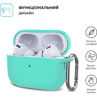 ����� ��� ��������� Armorstandart Hang Case ��� Apple AirPods Pro 2 Mint Green (ARM68589) - �������� 2