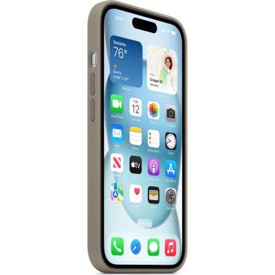 ����� ��� ���������� �������� Apple iPhone 15 Silicone Case with MagSafe Clay (MT0Q3ZM/A) - �������� 7