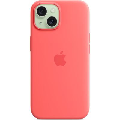 ����� ��� ���������� �������� Apple iPhone 15 Silicone Case with MagSafe Guava (MT0V3ZM/A) - �������� 4