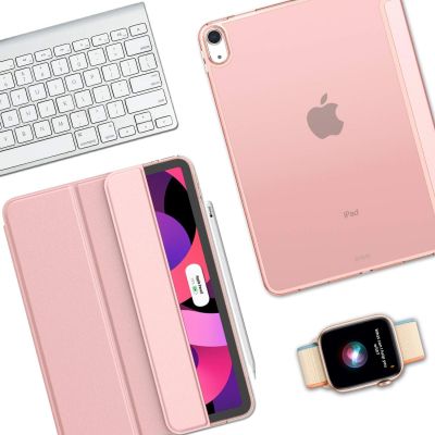 ����� ��� �������� BeCover Tri Fold Hard Apple iPad Air 5 (2022) 10.9" Pink (709664) - �������� 3