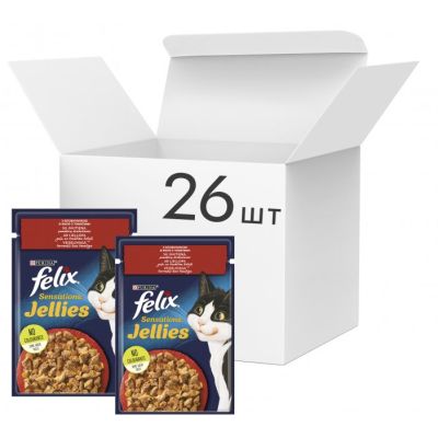 ������� ���� ��� ����� Purina Felix Sensations Jellies � ��������� � �������� � ���� 85 � (7613039831724) - �������� 3
