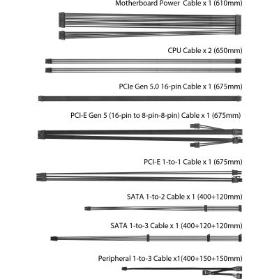 ���� ������� ASUS 750W PRIME AP-750G (90YE00U1-B0NB00) - �������� 11