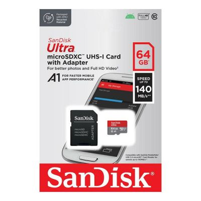 ����� ������ SanDisk 64GB microSD class 10 UHS-I Ultra (SDSQUAB-064G-GN6MA) - �������� 5
