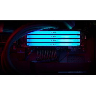 ������ ���'�� ��� ����'����� DDR5 32GB 6000 MHz Beast RGB Kingston Fury (ex.HyperX) (KF560C36BBEA-32) - �������� 6