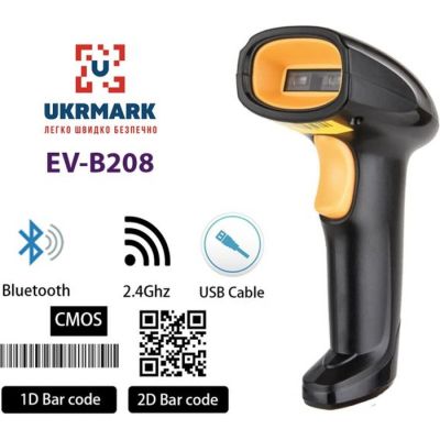  - UKRMARK EV-B208 2D, Bluetooth, USB (UEVB208) -  1