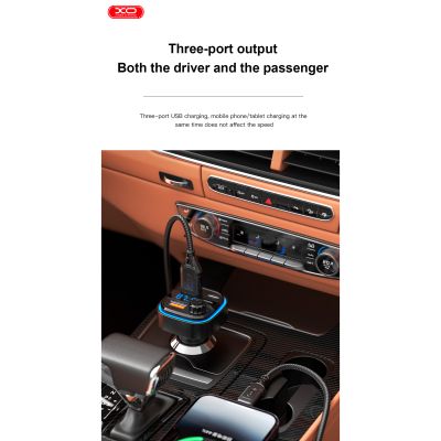 FM ��������� XO BCC08 ������������ �������� ������� MP3/PD/2USB/3,1A ����� (XO-BCC08) - �������� 10