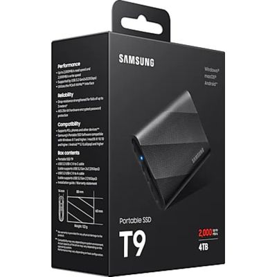 SSD ���������� Samsung T9 4TB USB 3.2 (MU-PG4T0B/EU) - �������� 10