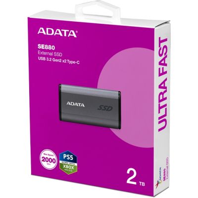  SSD USB 3.2 2TB ADATA (AELI-SE880-2TCGY) -  6